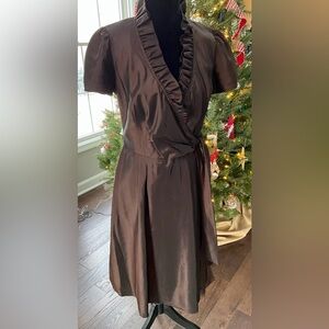 Evan Picone Chocolate Midi Dress